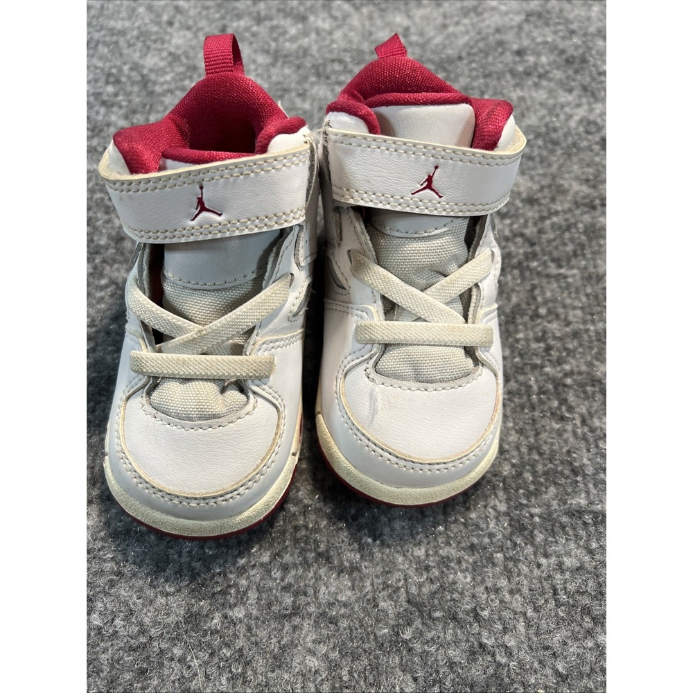 Nike Air Jordan Flight Club '91 TD Toddler Shoes Size 4C White Red